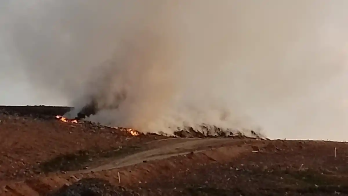 Hubo un incendio en la planta de Overo Pozo: investigan si fue intencional