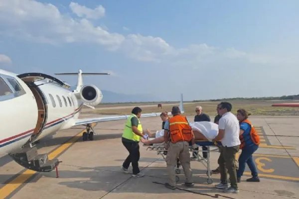 Un tucumano sufrió un accidente en Catamarca y debió ser trasladado de urgencia