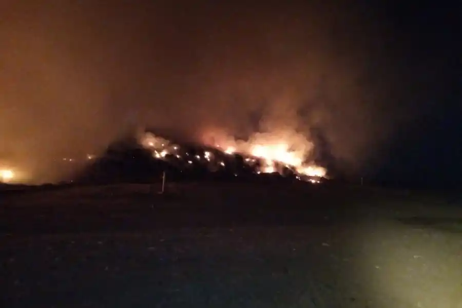 Hubo un incendio en la planta de Overo Pozo: investigan si fue intencional