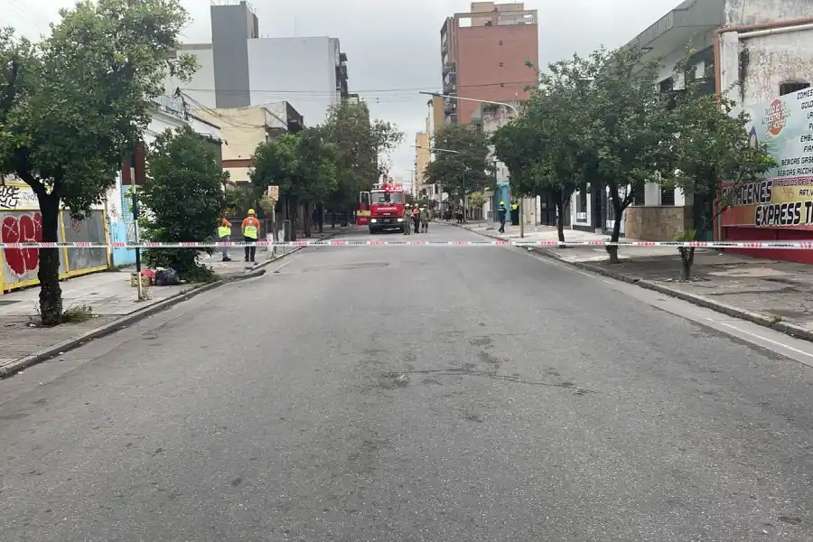 Se incendió un medidor de energía eléctrica en un local comercial céntrico