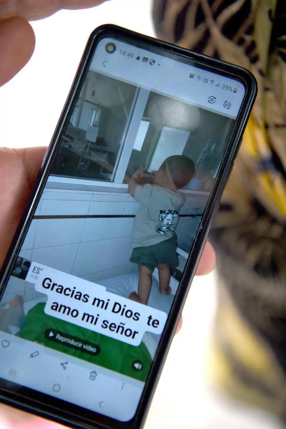 Bebé intoxicado con cocaína: “Toda la familia espera que mi hijo vuelva a casa”