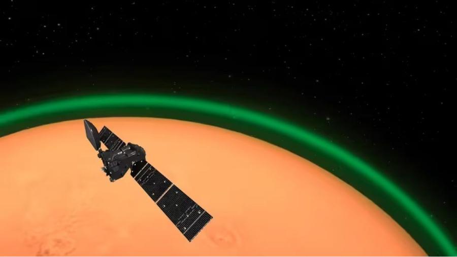 La luz verde en Marte