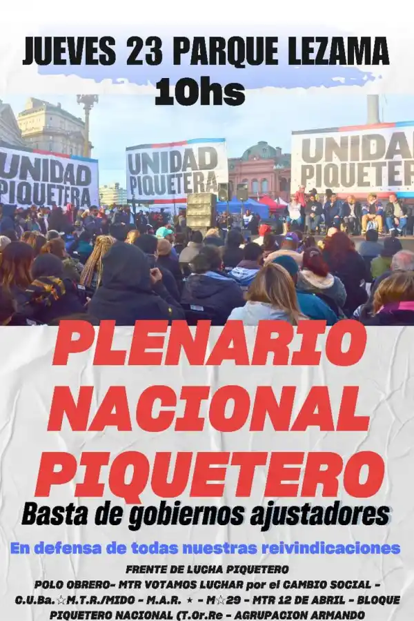 Protesta de Polo Obrero: “No es una marcha contra Milei”, afirmó Eduardo Belliboni