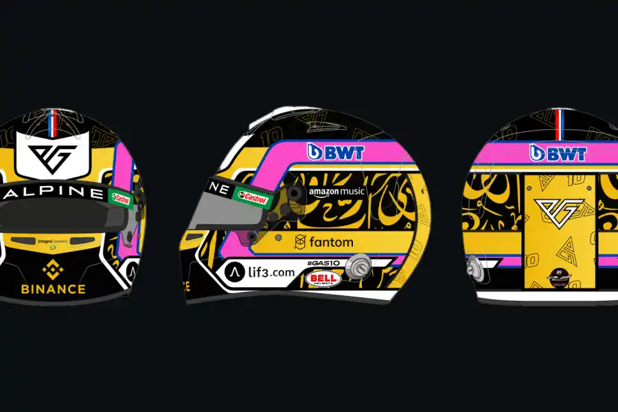 Un tucumano creó el diseño visual del casco que usará un importante piloto de la Fórmula 1