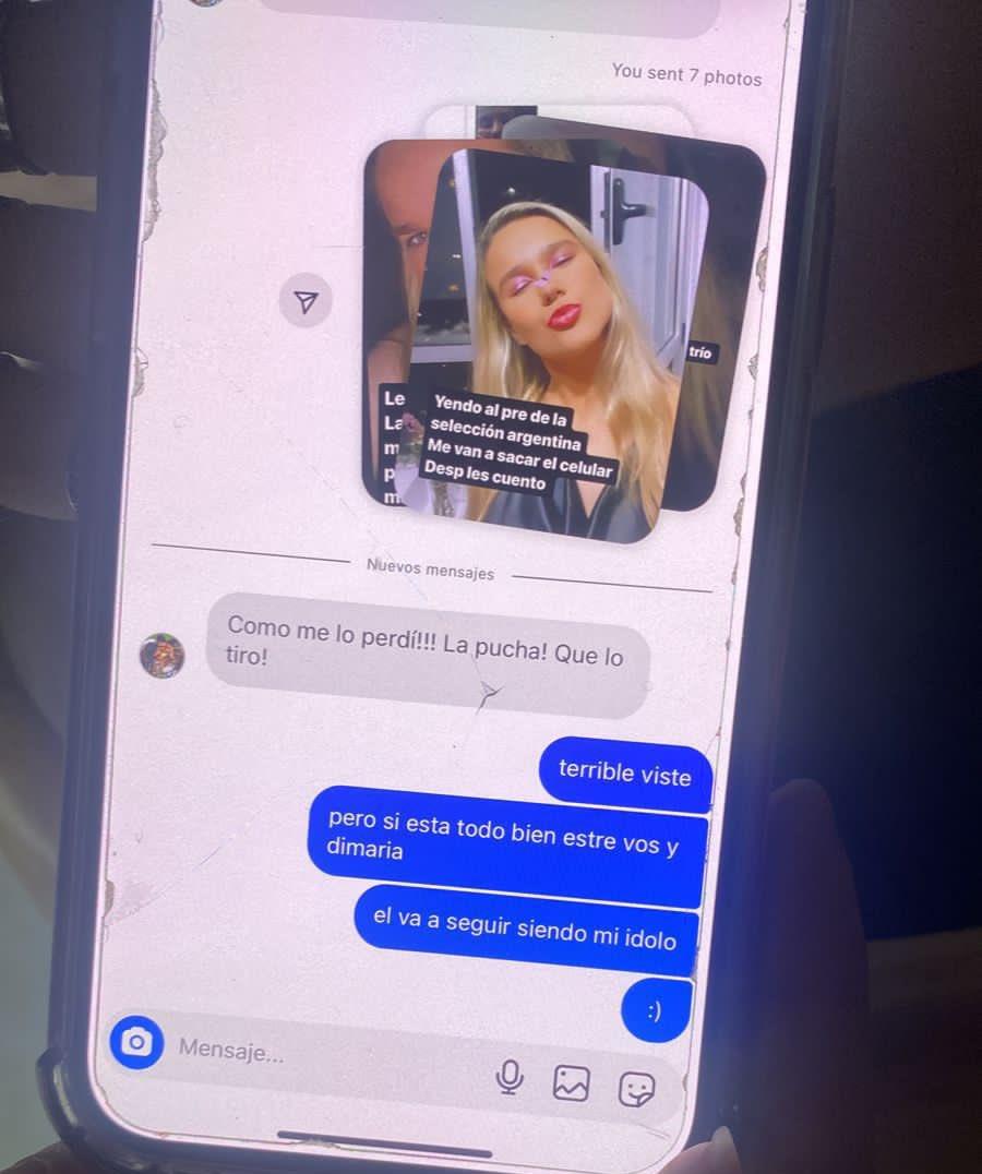 Chats, capturas de pantalla y la respuesta de Jorgelina Cardoso ante la supuesta infidelidad de Di María