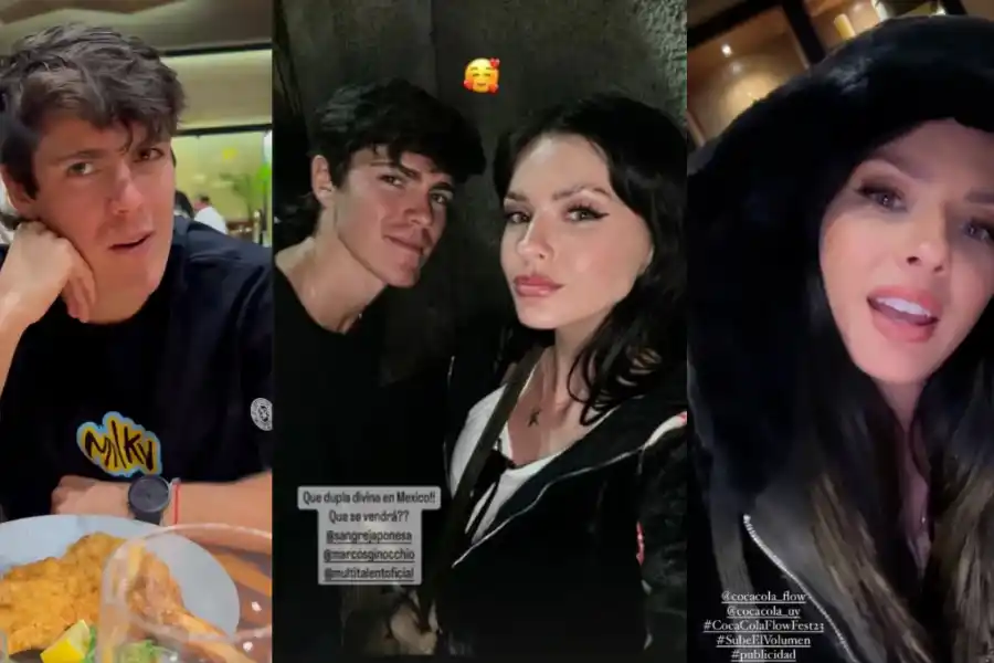 La China Suárez y Marcos Ginocchio, juntos en México: ¿qué pasa entre ellos?