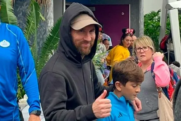 Disney revolucionado por la llegada de Lionel Messi y su familia