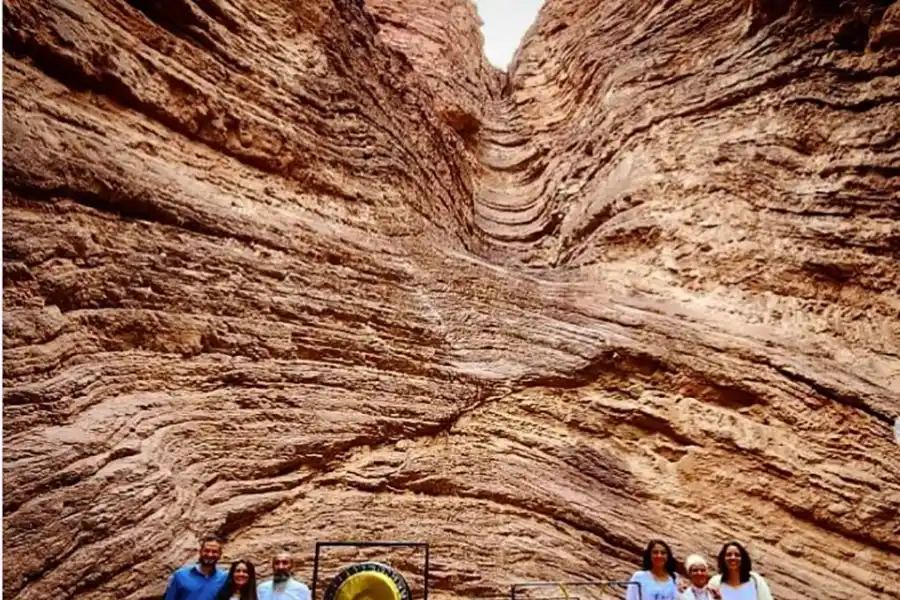 Puya de gongs. Anfiteatro natural de Cafayate