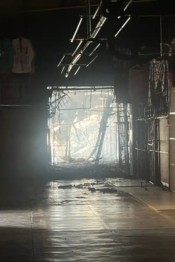 Mirá cómo quedó el Mercado Persia por dentro después del incendio
