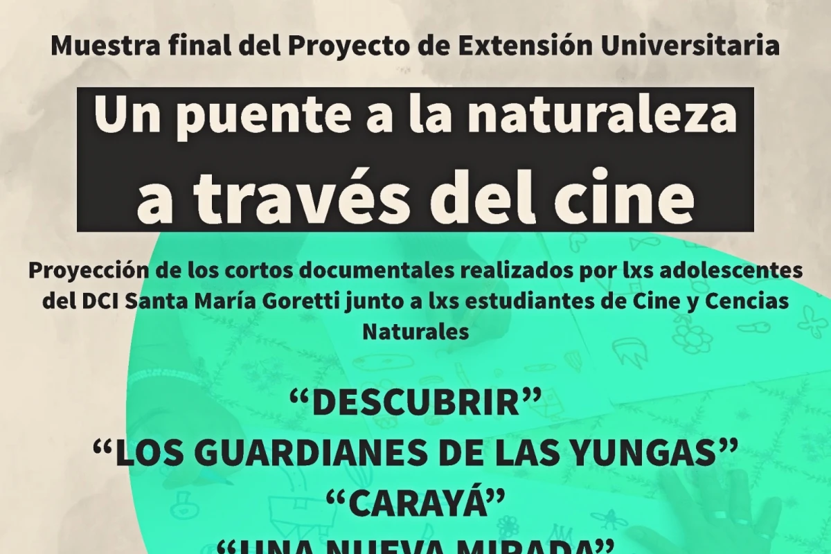 Cortos tucumanos en “Un puente a la naturaleza a través del cine”