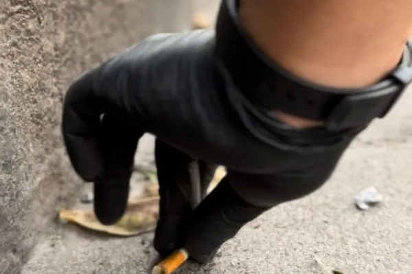 Limpieza en Barrio Sur: voluntarios de Rotaract recogieron miles de colillas de cigarrillo en una tarde