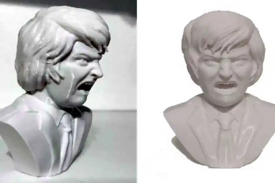 Bustos de Milei, uno de los objetos que se venden en las plataformas on line