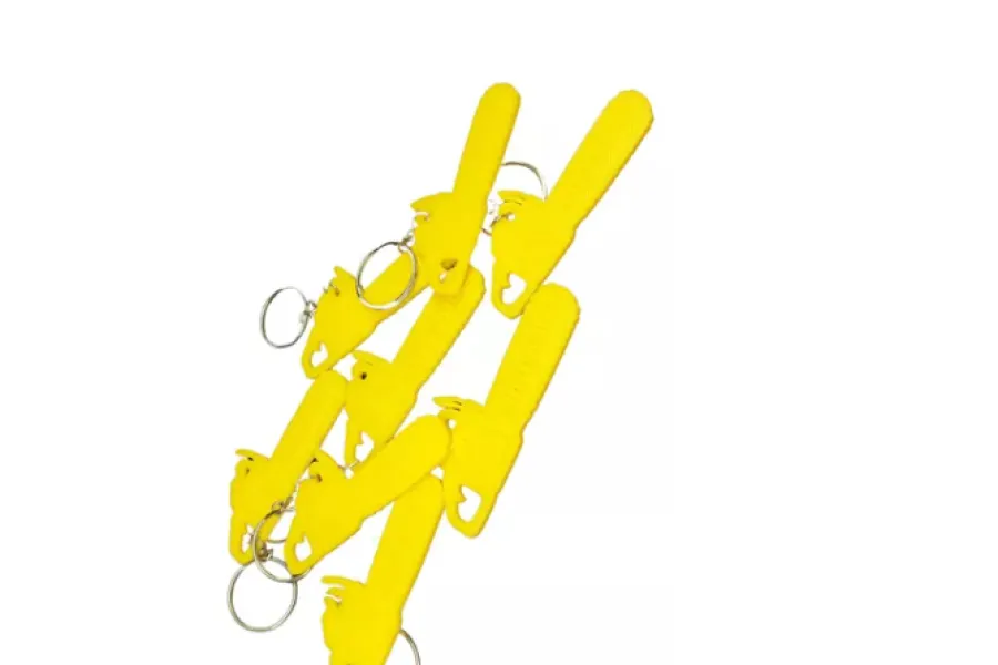 Llavero con la motosierra