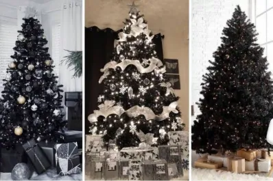 Cuál es el significado del Árbol de Navidad color negro que es tendencia en muchos países