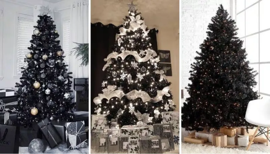 Cuál es el significado del Árbo de Navidad negro que es tendencia en muchos países.