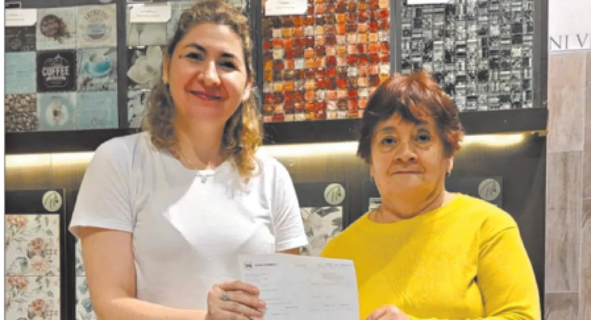 Números de la Suerte: Ester Del Valle Sotelo ganó una orden de compra de $43.000 en Zeramiko