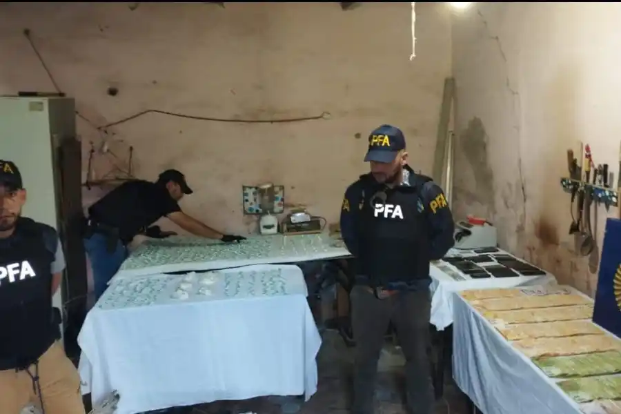 Operativo de la Policía Federal.