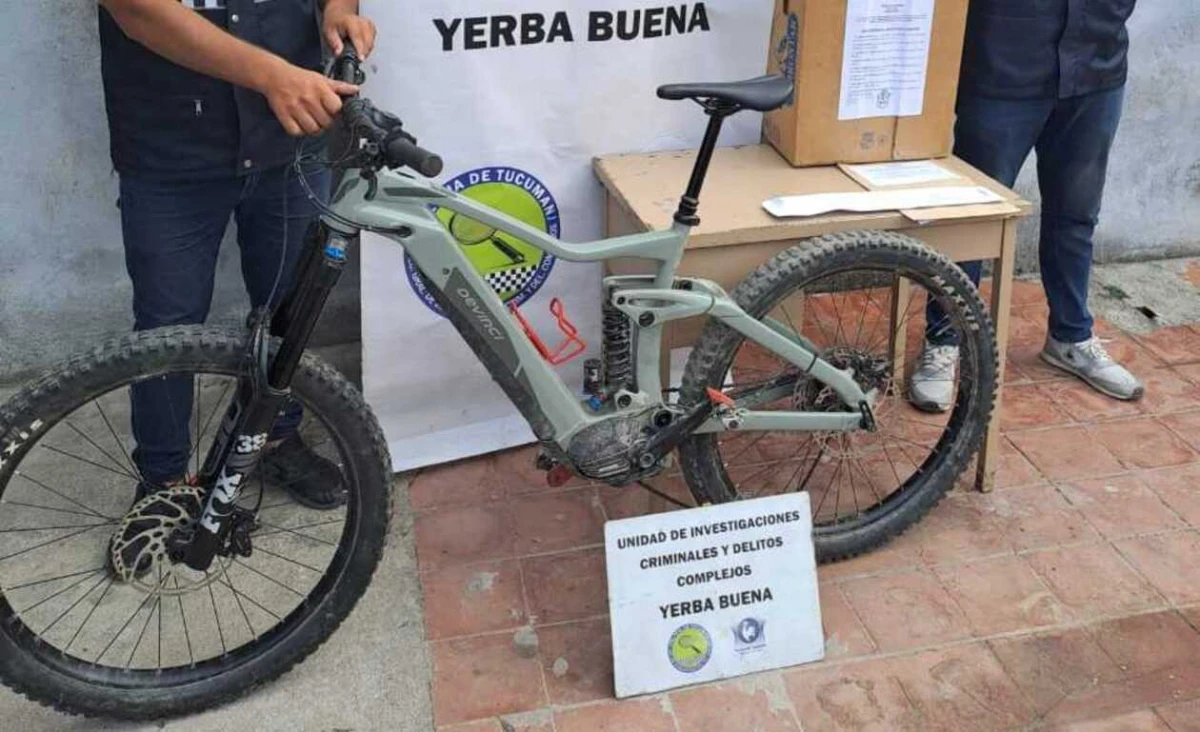 Recuperaron una bicicleta eléctrica robada