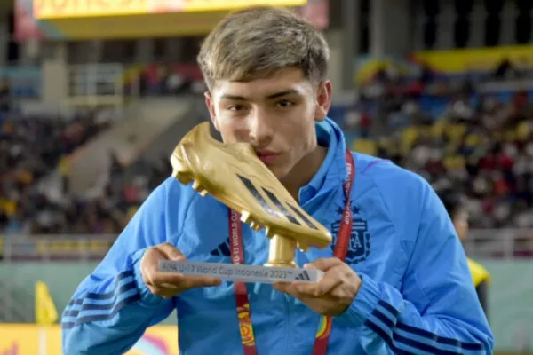 Ruberto se quedó con la Bota de Oro del Mundial Sub-17