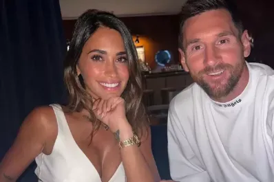 Antonela Roccuzzo ostentó un osado look para disfrutar de una noche única en Miami