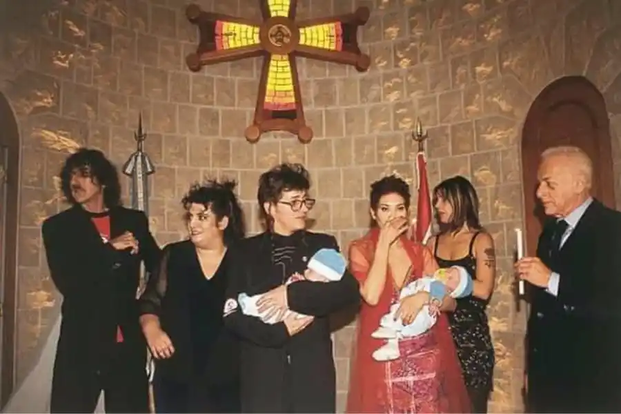 El bautismo de los hijos de Pipo Cipolatti