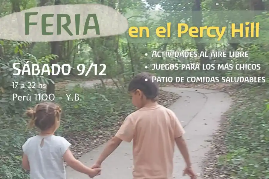 Actividades para toda la familia en la feria del Parque Percy Hill