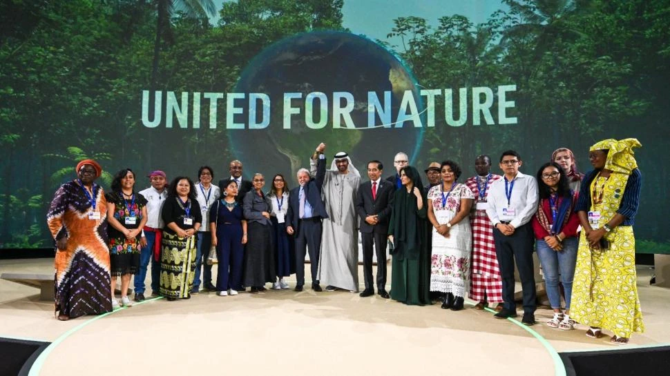UNIDOS POR LA NATURALEZA. Representantes de países y comunidades quieren acelerar la gestión de los bosques y océanos del mundo en la COP28.  @COP28_UAE