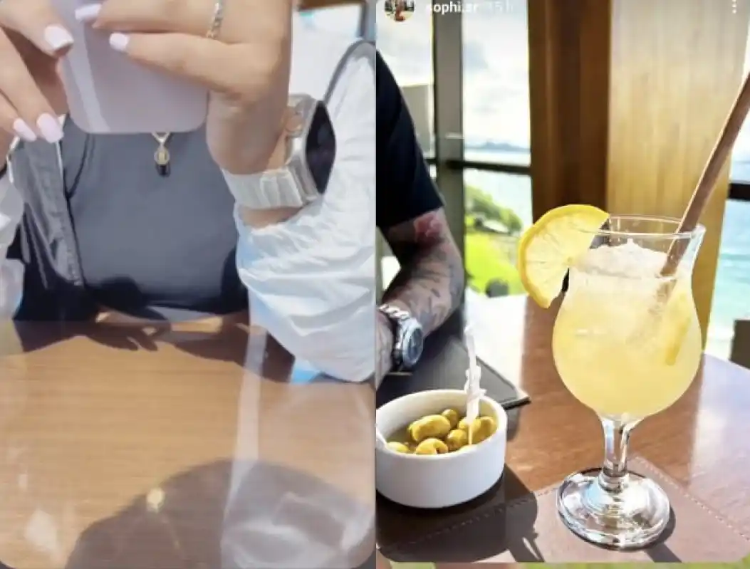 A la izquierda, captura de la historia de Emanuel Noir. A la derecha, de la historia de Sophia Ramos