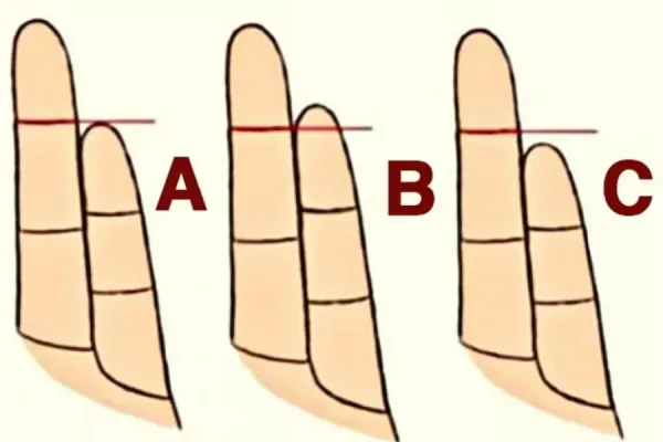 Test visual: el tamaño de tu dedo meñique tiene un mensaje oculto sobre tu personalidad