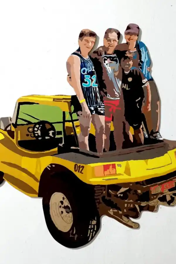 ALEGORÍA SOBRE EL DINERO. Pintura de Paula Medjugorac.