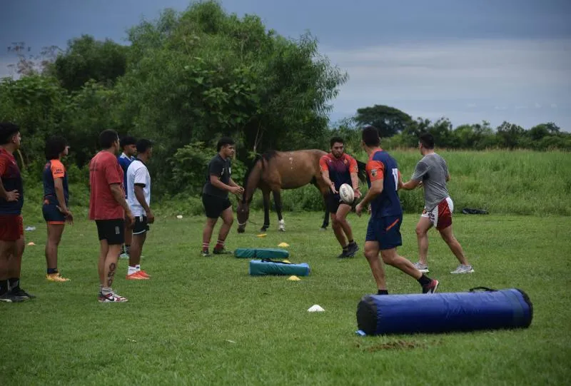 RIO CHICO. Santa Ana Rugby Club, dirigido por Luis Abregú. 