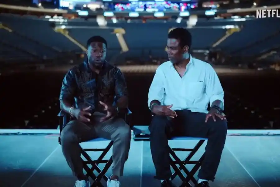 HUMOR. Kevin Hart y Chris Rock comparten sus experiencias de vida.