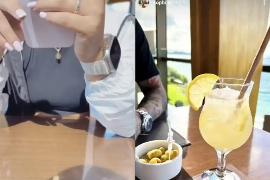 A la izquierda, captura de la historia de Emanuel Noir. A la derecha, de la historia de Sophia Ramos