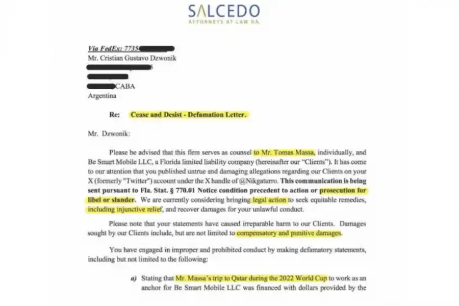 Niño ñoqui: la frase por la que el hijo de Sergio Massa denunció a Nik