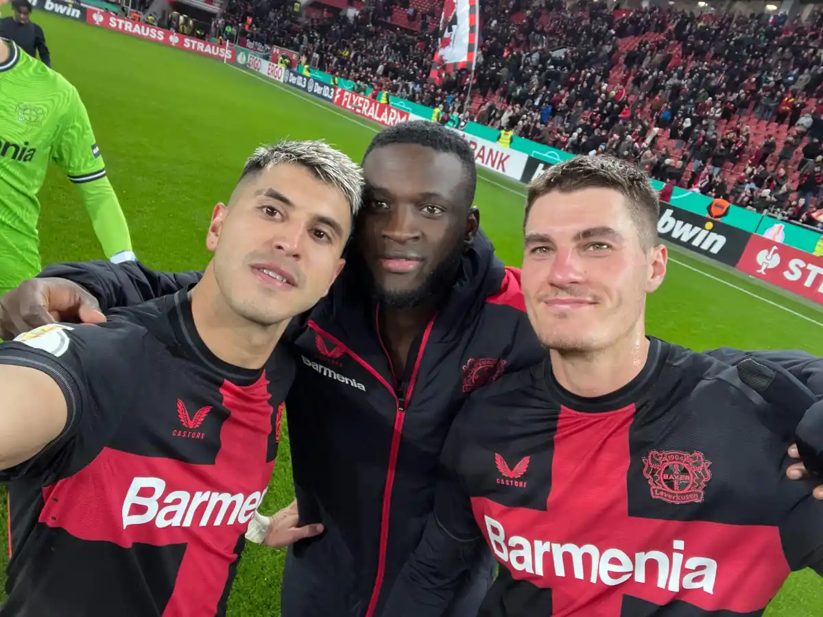 GOLEADORES. Palacios, Boniface y Schick es el trío que marcó los goles.