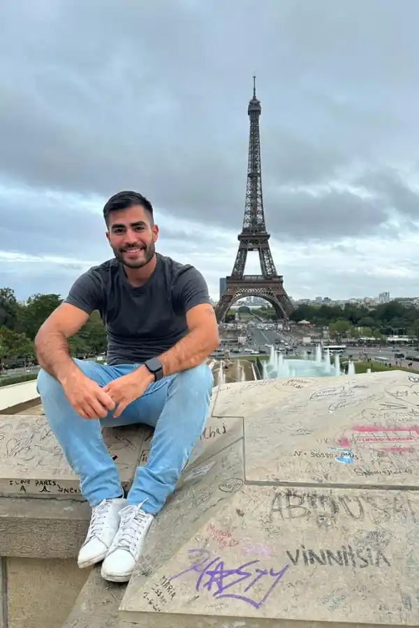 CONOCIENDO. El jugador de pádel en sus momentos libres aprovecha para recorrer Europa. 