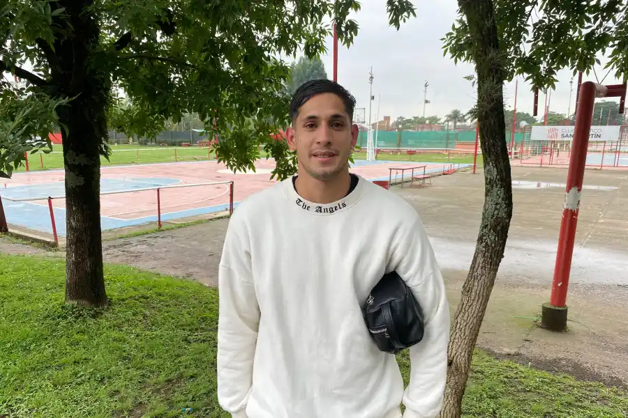 EMOCIONADO. Al hablar sobre su situación, Jaime no pudo ocultar sus lágrimas. Foto de Gonzalo Cabrera Terrazas/LA GACETA.