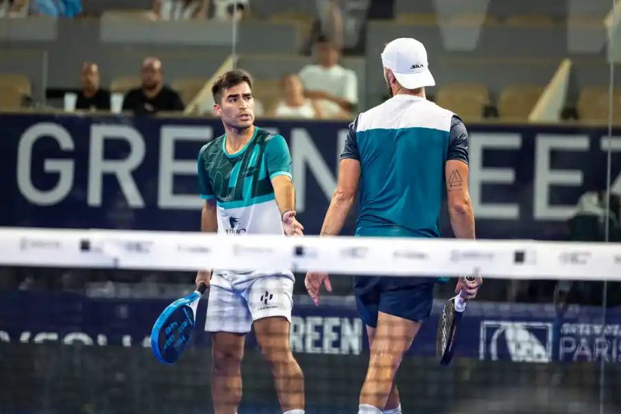 EN COMPETENCIA. El tucumano se prepara para el World Pádel Tour