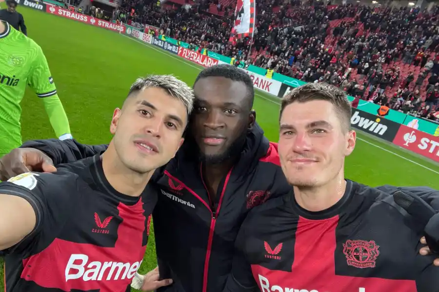 GOLEADORES. Palacios, Boniface y Schick es el trío que marcó los goles.