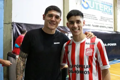 Nahuel Banegas estuvo presente en la victoria de San Martín frente a Estudiantes por el Pre Federal