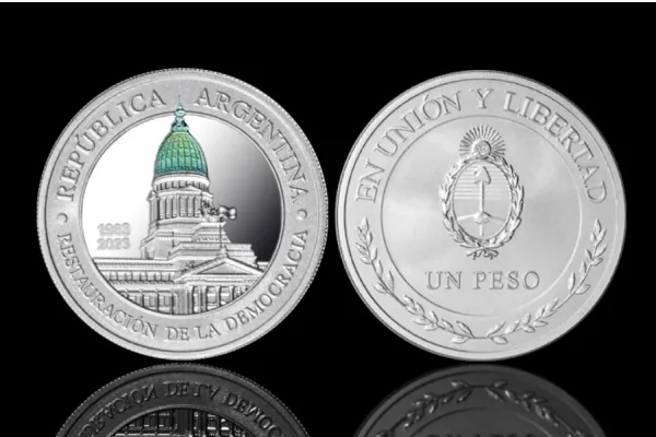 Una moneda conmemorativa por los 40 años de Democracia