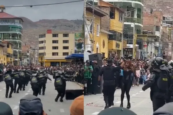 Viral: policías bailaron en un desfile al ritmo de “Ke Personajes!”