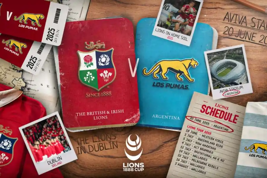 Los Pumas volverán a enfrentar a los British & Irish Lions tras 20 años