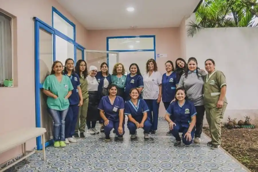 El equipo de profesionales del Hogar.