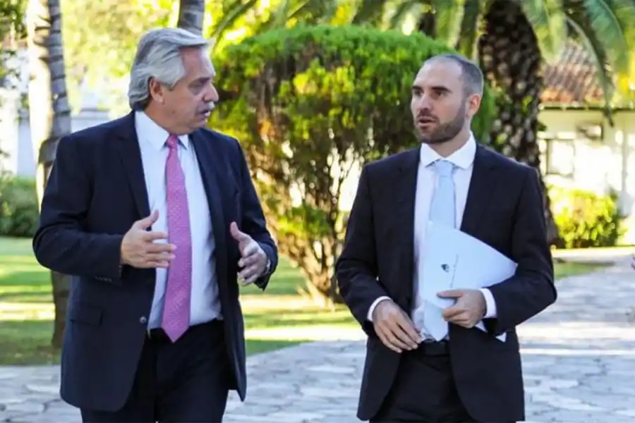 CUESTIONADO. La decisión de sostener como ministro de Economía a Martín Guzmán generó fracturas en el Gobierno de Alberto Fernández.