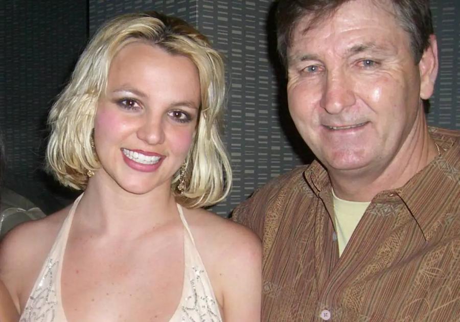 Britney Spears junto a su papá