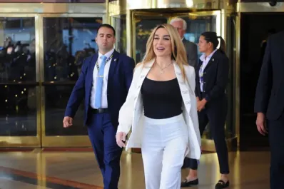 El look de Fátima Florez para la asunción del Presidente Javier Milei