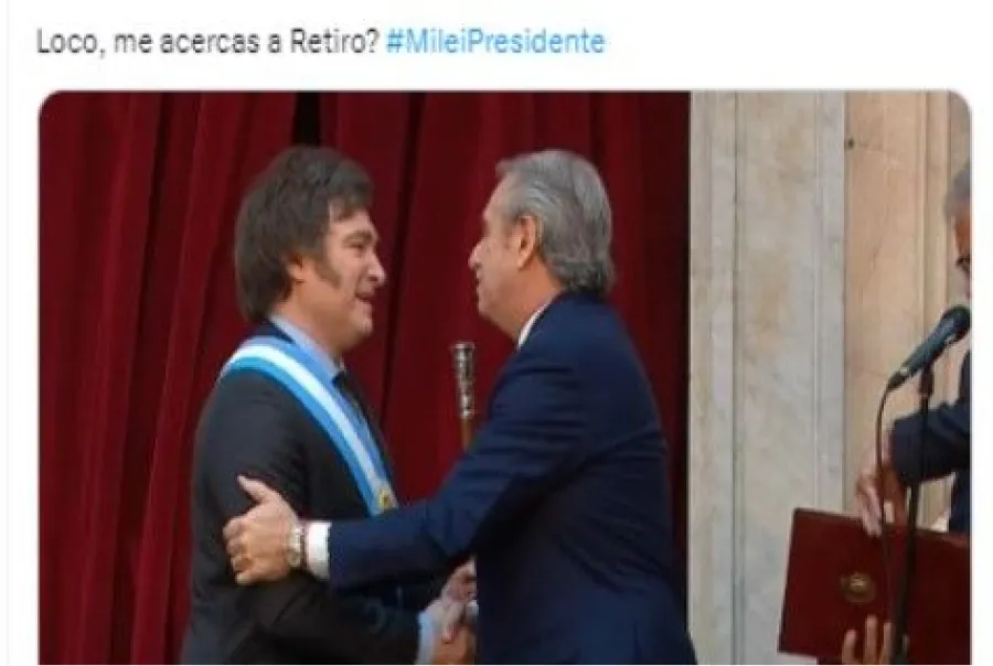 Los mejores memes que dejó la asunción de Javier Milei como Presidente.
