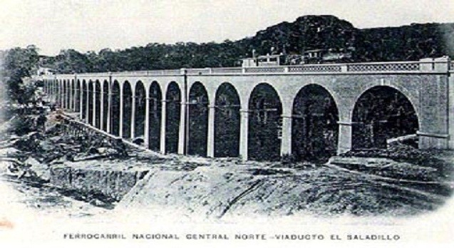 VIADUCTO. El ferrocarril hacia el norte tuvo una serie de obras, como la de El Saladillo, únicas para Sudamérica en el siglo XIX.