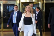 El extraño gesto de Fátima Florez con Victoria Villaruel: ¿qué le olfateó durante el acto de asunción de Milei?